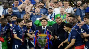 برشلونة يوجه رسالة لـ إنريكي وباريس سان جيرمان بعد التتويج بـ دوري أبطال أوروبا